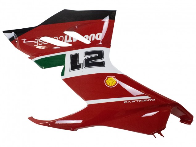 Carena Moto Ducati Panigale V2 2020-2024 - Bianco Rosso Verde Nero Opaco Corse 21