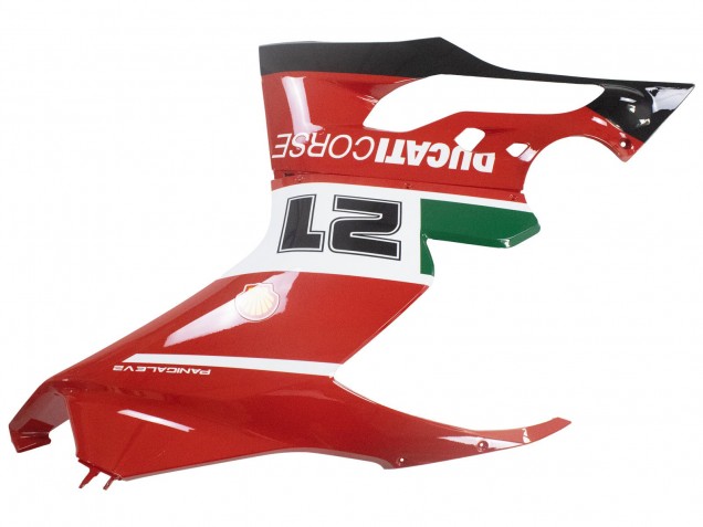 Carena Moto Ducati Panigale V2 2020-2024 - Bianco Rosso Verde Nero Opaco Corse 21