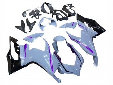 Carena Moto Ducati Panigale V2 2020-2024 - Grigio Lucido Viola Nero Lucido