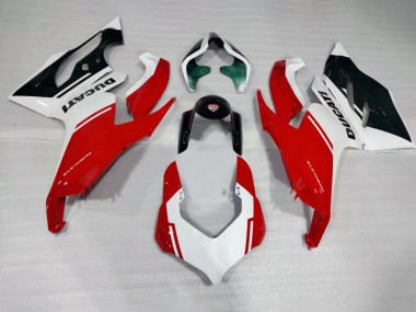 Carena Moto Ducati Panigale V2 2020-2024 - Bianco Rosso Verde Nero Lucido