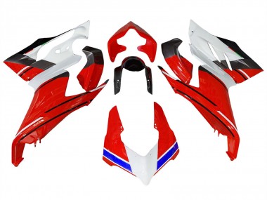 Carena Moto Ducati Panigale V2 2020-2024 - Bianco Rosso Blu Nero Lucido