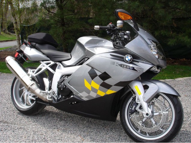 Carena Moto BMW K1200S 2005-2010 - Argento Giallo Nero