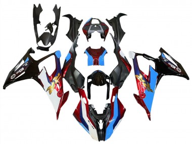 Carena Moto BMW S1000RR 2019-2022 - Nero Rosso Blu