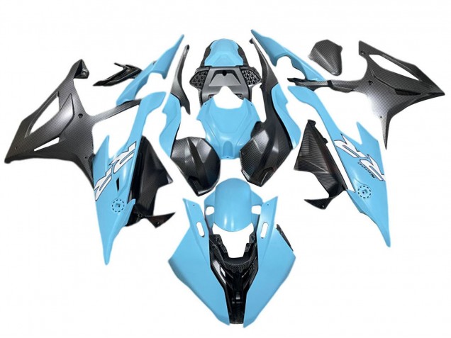 Carena Moto BMW S1000RR 2019-2022 - Blu Nero Opaco Bianco