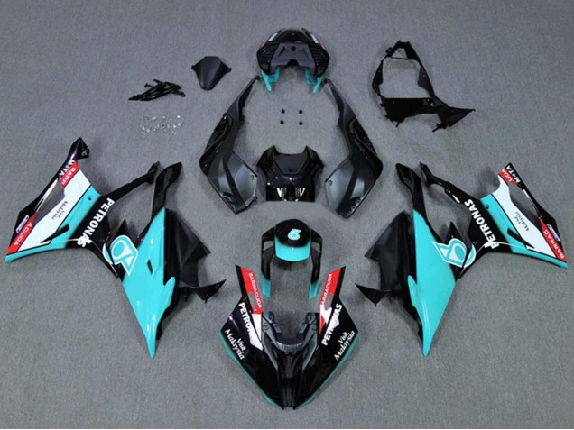 Carena Moto BMW S1000RR 2019-2022 - Nero Ciano Petronas