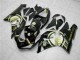 Carena Moto Kawasaki ZX6R 2005-2006 - Nero Lucido Bianco Oro Lucky Strike