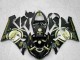Carena Moto Kawasaki ZX6R 2005-2006 - Nero Lucido Bianco Oro Lucky Strike
