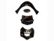 Carena Moto Suzuki GSX600F/GSX750F 2004-2006 - Nero Lucido Rosso Fiamma