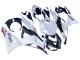 Carena Moto Kawasaki ZX6R 2023-2025 - Bianco Perla Nero Rosso