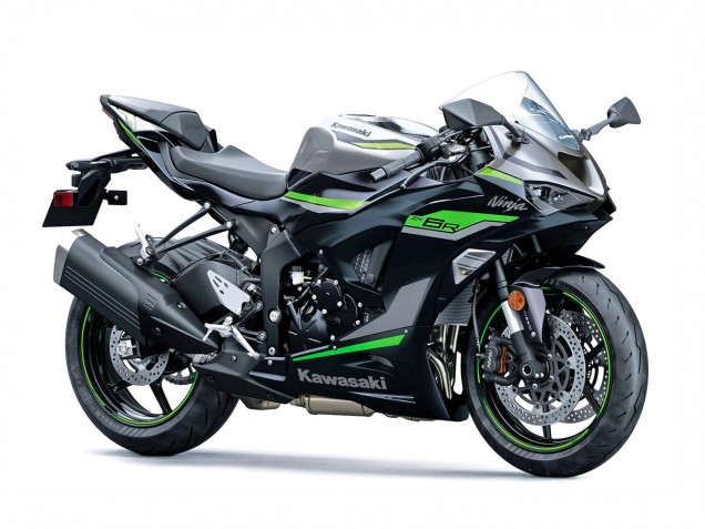 Carena Moto Kawasaki ZX6R 2023-2025 - Nero Grigio Verde Ninja