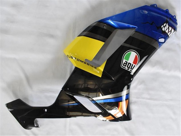 Carene Moto Kawasaki ZX6R 2007-2008 - Blu Squalo