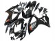Carena Moto Suzuki GSXR 600 / GSXR 750 2006-2007 - Nero Lucido Argento Rosso