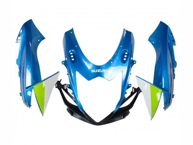 Carena Moto Suzuki GSXR 600 / GSXR 750 2011-2024 - Azzurro Chiaro Verde Bianco Rosso