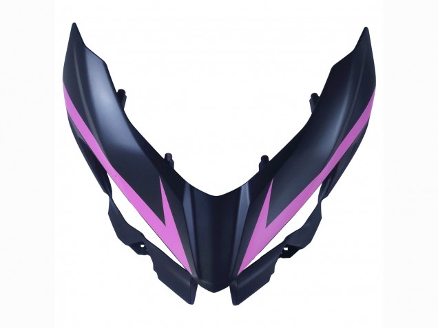 Carena Moto Kawasaki Ninja 400 2018-2024 - Nero Opaco Rosa