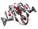 Carena Moto Yamaha YZF 1000 R1 2009-2011 - Rosso Bianco Nero Opaco