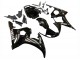 Carena Moto Yamaha YZF R6 2003-2004 - Nero Lucido Bianco Decals