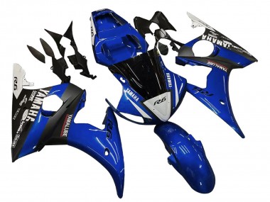 Carena Moto Yamaha YZF R6 2003-2004 - Blu Bianco Nero Lucido Yamalube