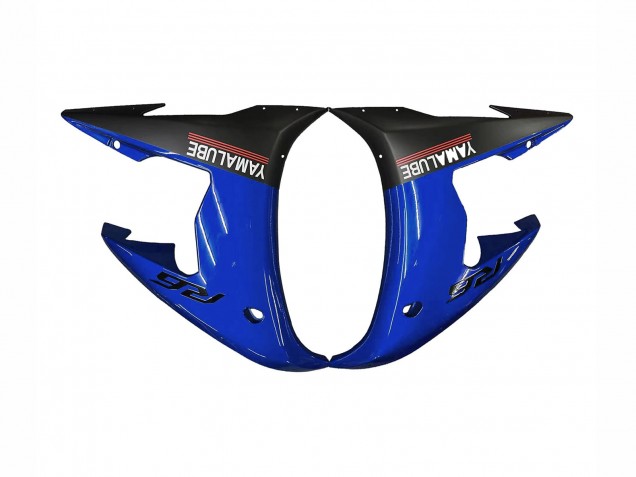 Carena Moto Yamaha YZF R6 2003-2004 - Blu Bianco Nero Lucido Yamalube