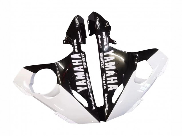 Carena Moto Yamaha YZF R6 2003-2004 - Bianco Nero Lucido