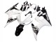 Carena Moto Yamaha YZF R6S 2006-2009 - Bianco Nero Lucido