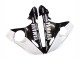 Carena Moto Yamaha YZF R6S 2006-2009 - Bianco Nero Lucido