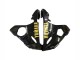 Carena Moto Yamaha YZF R6 2003-2004 - Nero Lucido Oro Decals