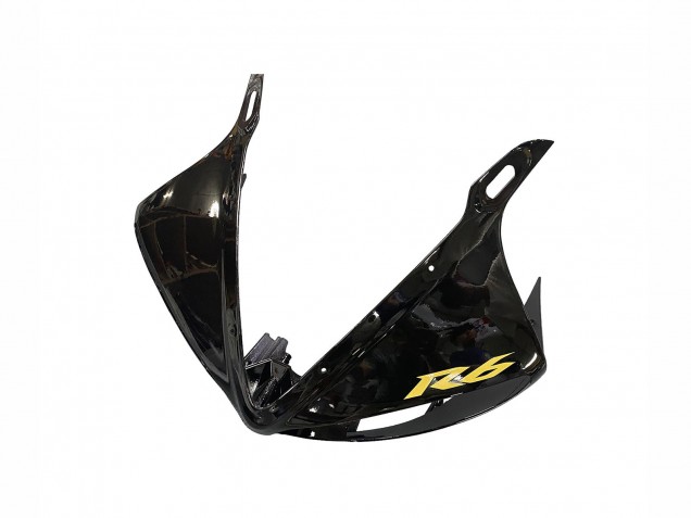 Carena Moto Yamaha YZF R6 2003-2004 - Nero Lucido Oro Decals