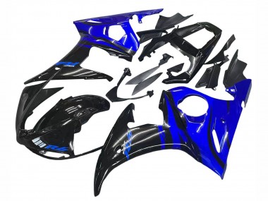 Carena Moto Yamaha YZF R6 2003-2004 - Blu Nero Lucido