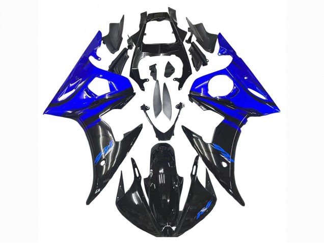 Carena Moto Yamaha YZF R6 2003-2004 - Blu Nero Lucido