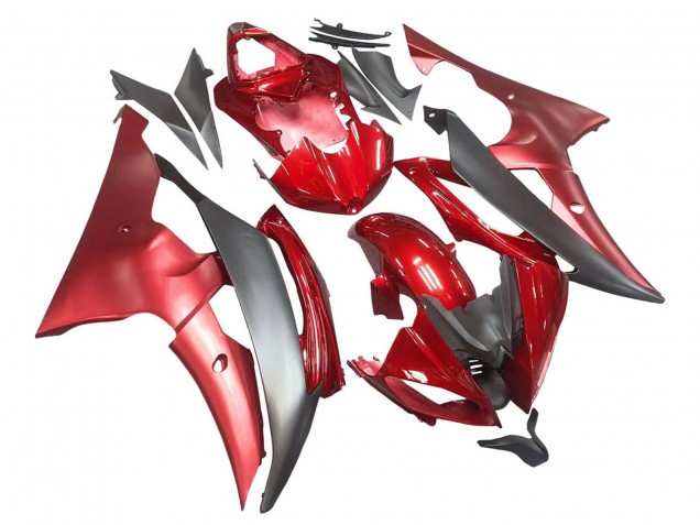 Carena Moto Yamaha YZF 600 R6 2008-2016 - Rosso Grigio