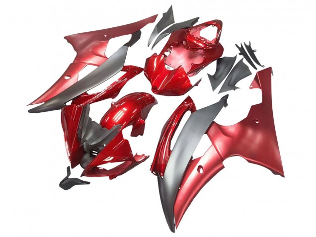 Carena Moto Yamaha YZF 600 R6 2008-2016 - Rosso Grigio