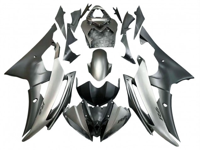 Carena Moto Yamaha YZF 600 R6 2008-2016 - Argento Grigio