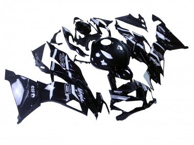 Carena Moto Kawasaki ZX6R 2019-2022 - Nero Lucido Bianco