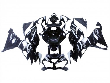 Carena Moto Kawasaki ZX6R 2019-2022 - Nero Lucido Bianco