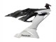 Carena Moto Kawasaki ZX6R 2019-2022 - Bianco Nero Fibra di Carbonio