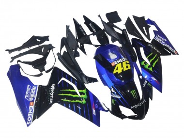 Carena Moto Aprilia RS125 2006-2011 - Blu Nero Verde Mostro 46