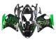 Carena Moto Honda CBR1100XX Blackbird 1996-2007 - Nero Lucido Verde Fiamma