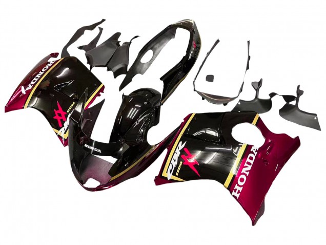 Carena Moto Honda CBR1100XX Blackbird 1996-2007 - Nero Lucido Rosso Giallo
