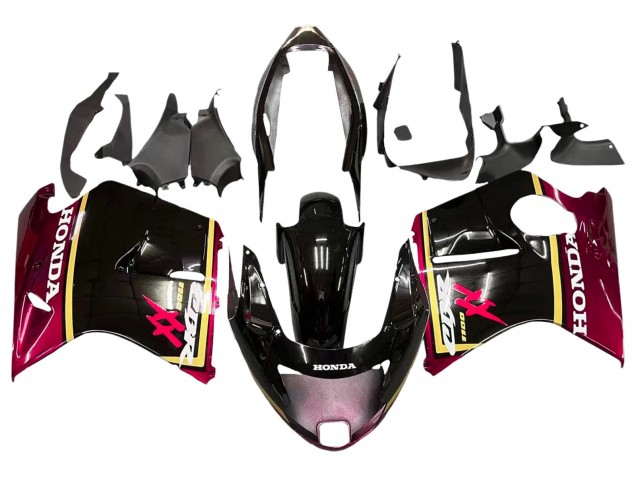 Carena Moto Honda CBR1100XX Blackbird 1996-2007 - Nero Lucido Rosso Giallo