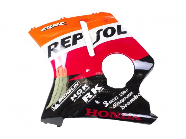 Carena Moto ABS Honda CBR1100XX Blackbird 1996-2007 - Arancia Bianco Rosso Nero Lucido Repsol
