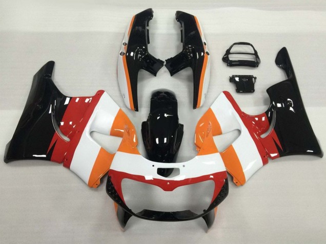 Carena Moto Honda CBR900RR 893 1994-1995 - Arancia Bianco Rosso Nero Lucido