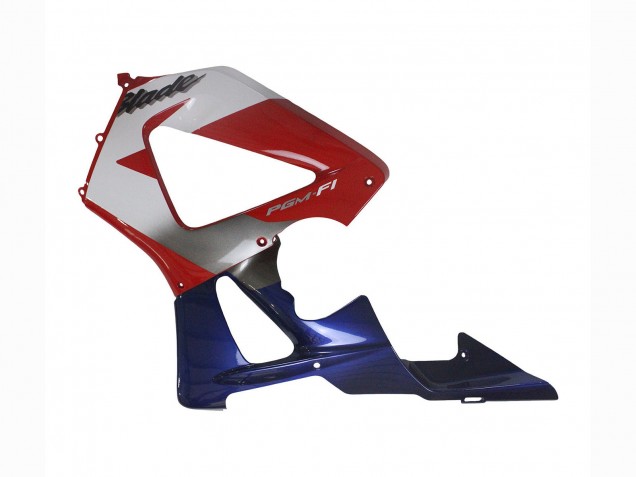 Carena Moto Honda CBR900RR 929 2000-2001 - Argento Rosso Blu