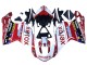 Carena Moto Ducati 848/1098/1198 2007-2014 - Bianco Rosso Nero Lucido Valsir Xerox