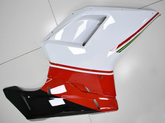 Carena Moto Ducati 848/1098/1198 2007-2014 - Bianco Rosso Verde Nero Lucido