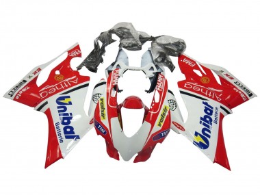 Carena Moto Ducati Panigale 899/1199 2011-2014 - Bianco Rosso Blu Valsir Fiamm