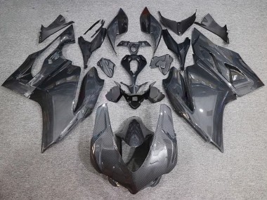 Carena Moto Ducati 959/1299 2015-2020 - Nero Fibra di Carbonio Stile