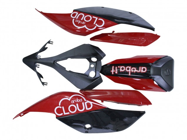 Carena Moto Ducati 959/1299 2015-2020 - Bianco Rosso Nero Aruba 7