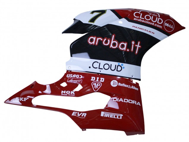 Carena Moto Ducati 959/1299 2015-2020 - Bianco Rosso Nero Aruba 7