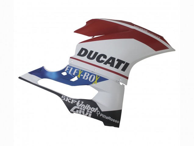 Carena Moto Ducati 1299 2015-2020 - Bianco Rosso Blu Nero Opaco Unibat Flex-Box