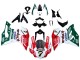 Carena Moto Ducati 959/1299 2015-2020 - Bianco Rosso Verde Valsir Fiamm 7
